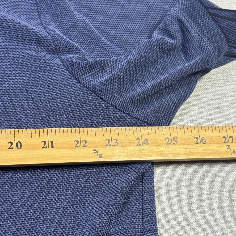 Tommy Bahama Polo Shirt Mens XL Blue Short Sleeve Modal Polyester Performance - Picture 5 of 11